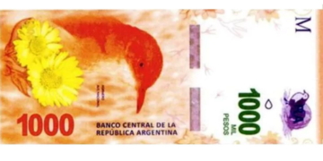 El billete de $1000 comenzará a circular en el mes de octubre