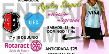 La ex Leona Ayelen Stepnik brindará una clínica de hockey en Totoras