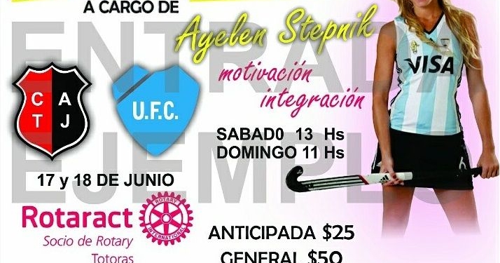 La ex Leona Ayelen Stepnik brindará una clínica de hockey en Totoras