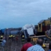 Un tren arrolló a un camión sobre Ruta 65