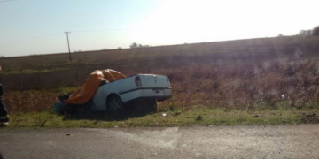 Un muerto tras un violento choque frontal en Ruta 65