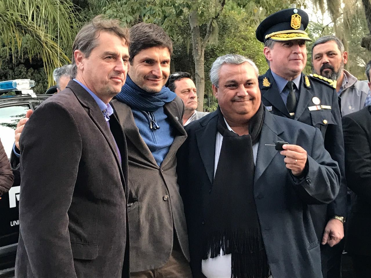 Once localidades de la región ya cuentan con nuevas camionetas policiales