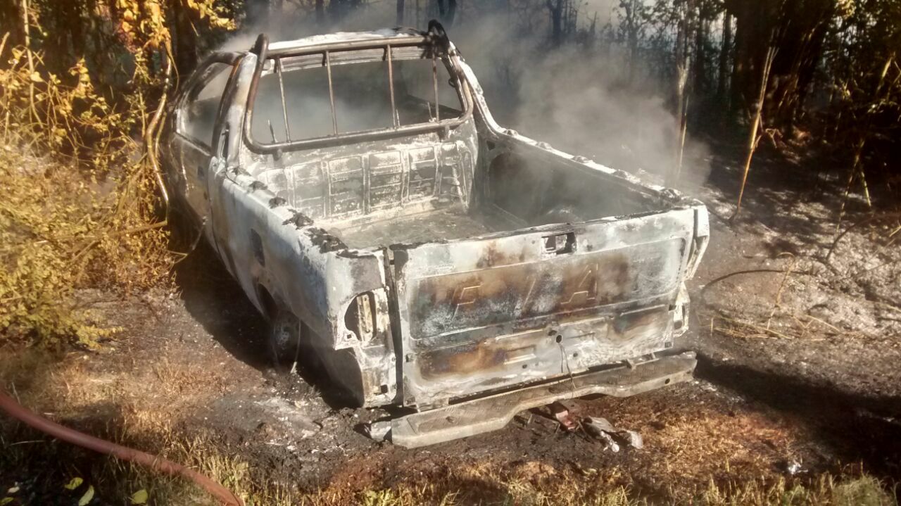 Incendio total de un vehículo con pedido de secuestro