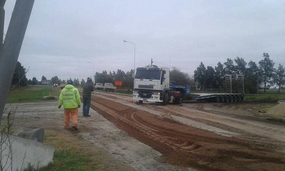 Gaboto: comenzó la repavimentación de la Ruta 95