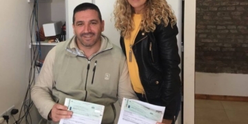 Entregaron fondos para otra “plaza inclusiva” en Totoras