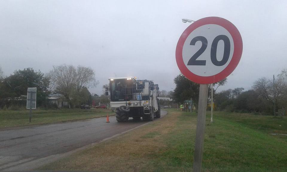 Gaboto: comenzó la repavimentación de la Ruta 95