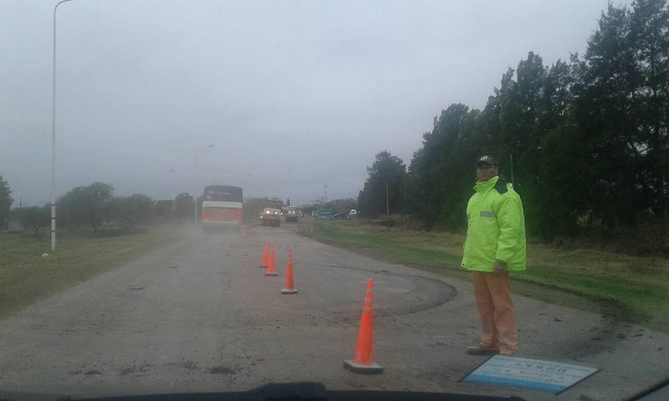 Gaboto: comenzó la repavimentación de la Ruta 95