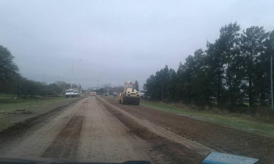 Gaboto: comenzó la repavimentación de la Ruta 95