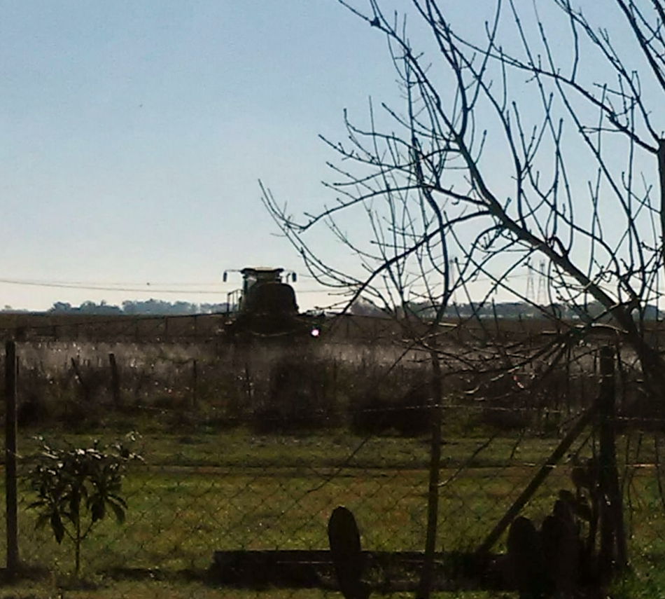 Vecinos de Andino y Monje denuncian fumigaciones a distancias no permitidas