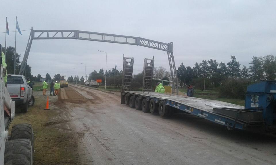 Gaboto: comenzó la repavimentación de la Ruta 95
