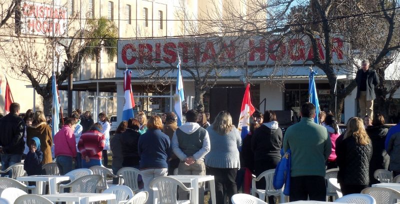 El Día de la Bandera y los festejos por los 120 años de Maciel se vivieron a pleno