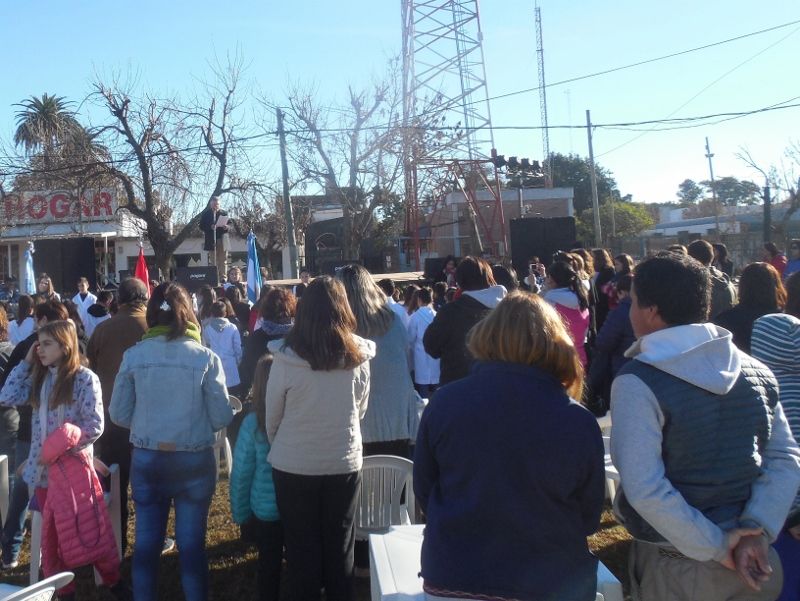 El Día de la Bandera y los festejos por los 120 años de Maciel se vivieron a pleno