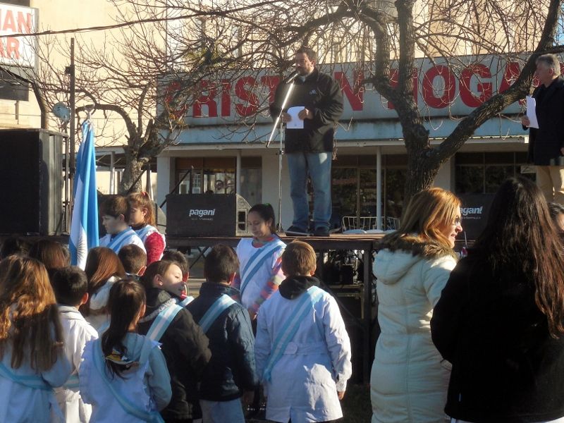 El Día de la Bandera y los festejos por los 120 años de Maciel se vivieron a pleno