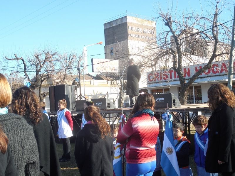 El Día de la Bandera y los festejos por los 120 años de Maciel se vivieron a pleno