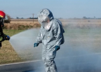 Corte total en Ruta 34 por choque y derrame de sustancias tóxicas