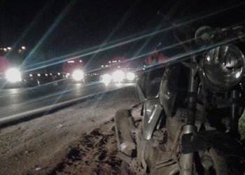 Un motociclista herido tras un accidente en Ruta 34