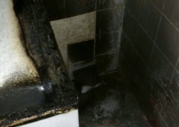 Totoras: dos dotaciones de bomberos controlaron un incendio en una carnicería