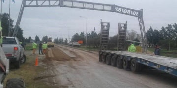 Gaboto: comenzó la repavimentación de la Ruta 95