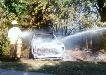 Incendio total de un vehículo con pedido de secuestro