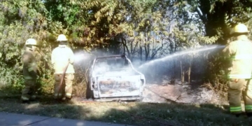 Incendio total de un vehículo con pedido de secuestro