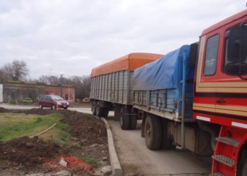 Totoras: denuncian que la rotonda de Ruta 91 está mal construída