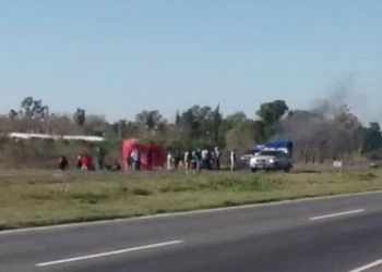 Nuevo piquete sobre la autopista en ambas manos