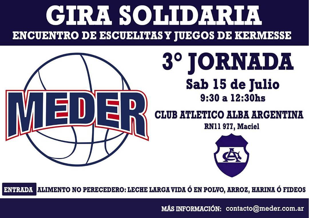 Jornada solidaria en el Club Alba junto al básquet y kermesse