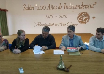 San Genaro: firmaron el convenio para la construcción de Boulevar de la Unión