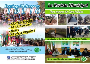 San Genaro: ya está disponible la nueva «Revista Municipal»