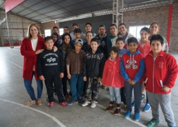 La diputada nacional Scaglia visitó Monje y Maciel