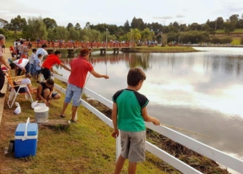 Primer encuentro de pesca para niños en San Genaro