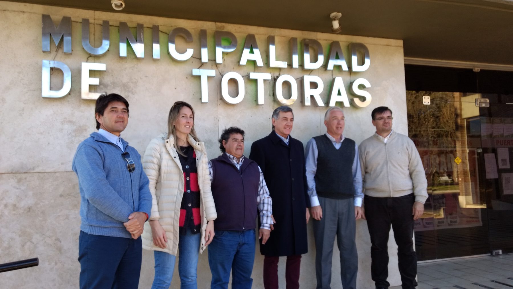 Boasso visitó Totoras y habló de sus proyectos junto al Intendente