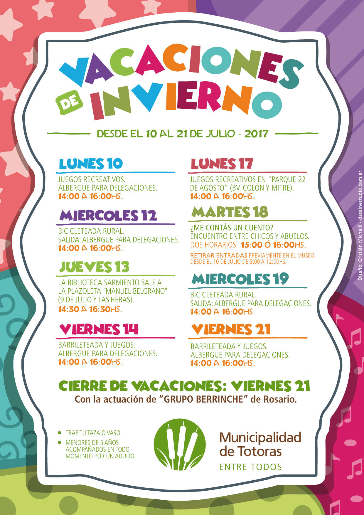 Totoras ofrece actividades para las vacaciones de invierno