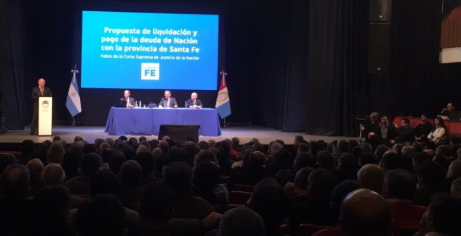 Coparticipación: Santa Fe presentó la propuesta para el pago de la deuda de Nación