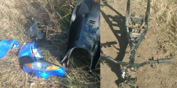 Maciel: hallaron desarmada la moto robada la semana pasada