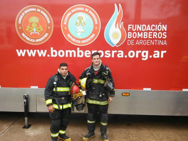 Bomberos de Totoras se capacitaron en rescate de personas