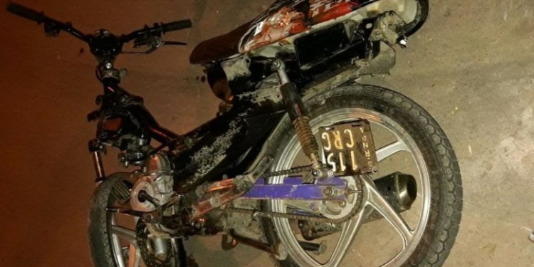 Violento choque en Monje: un joven fracturado