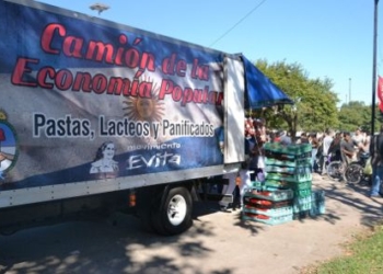 Los vecinos de Timbues contarán con el camión de la economía popular