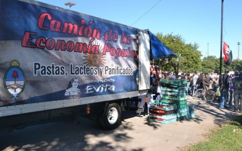 Los vecinos de Timbues contarán con el camión de la economía popular