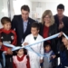 Capitani y Balagué inauguraron obras en dos comedores escolares de la zona
