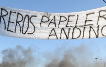 La papelera de Andino detuvo su producción momentáneamente