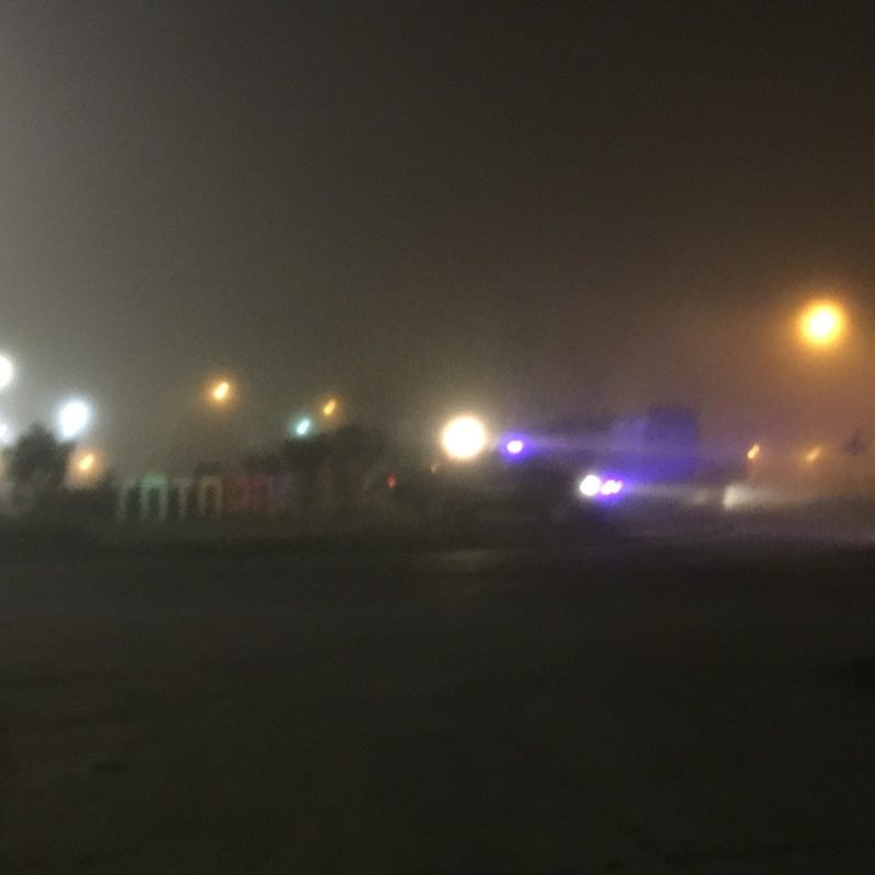 Totoras: volcó un camión en la rotonda de ruta 91