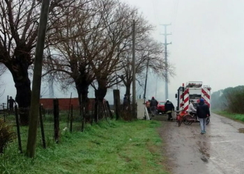 Totoras: una vivienda precaria sufrió graves daños tras un incendio