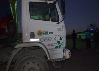 Timbúes: demoraron a un camión de Pelco con carga peligrosa