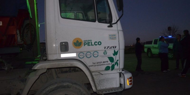 Timbúes: demoraron a un camión de Pelco con carga peligrosa