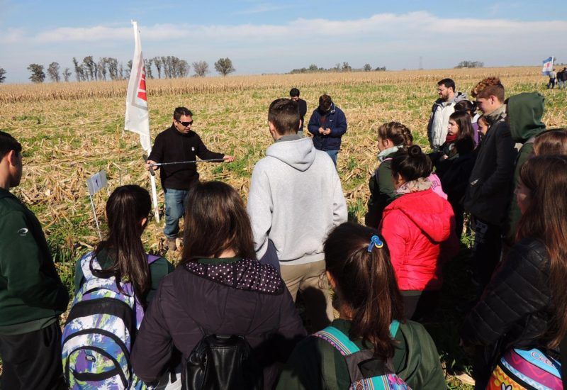 Escuelas agrotécnicas santafesinas visitaron el INTA Oliveros