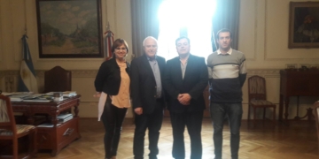 Juan Guffi se reunió con Miguel Lifschitz en la Casa de Gobierno de Santa Fe