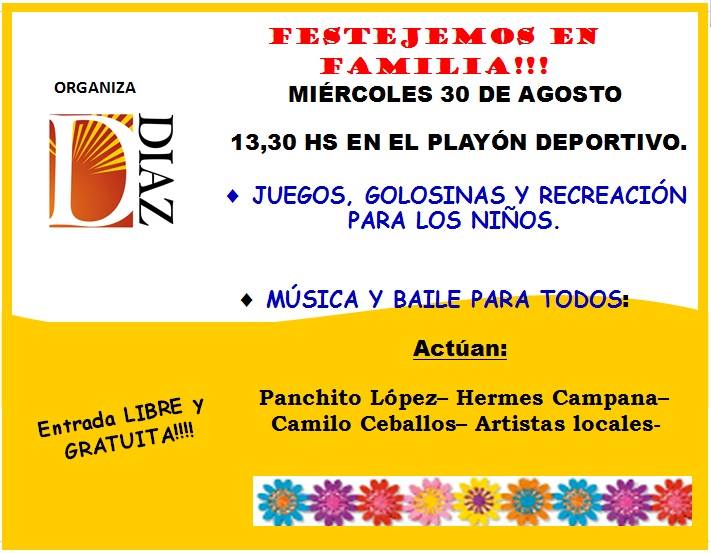 Diaz celebra este miércoles sus fiestas patronales