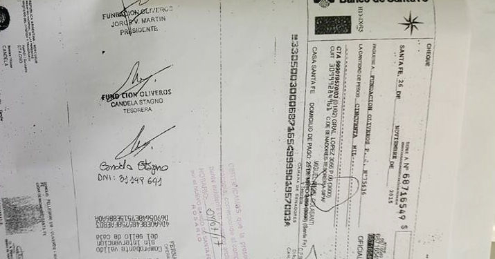 Oliveros: la Justicia investiga el destino de 340 mil pesos en subsidios