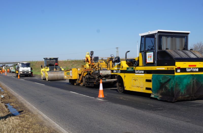 Autopista: comenzó la repavimentación entre Maciel y San Lorenzo